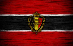 Belgium National Football Team Wood Flag Wallpaper