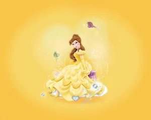 Belle Beautiful Princess Wallpaper
