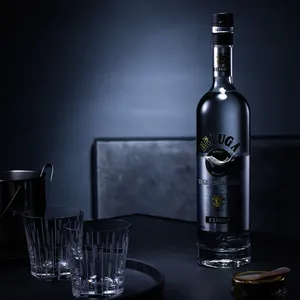 Beluga Vodka Bottle In The Dark Wallpaper