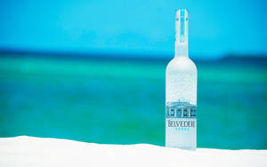 Belvedere Vodka On The Beach Wallpaper