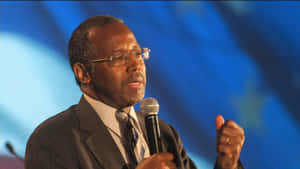 Ben Carson Explaining Passionately Wallpaper