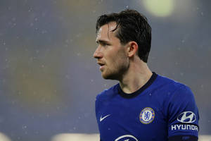 Ben Chilwell Blue Jersey Side Profile Wallpaper