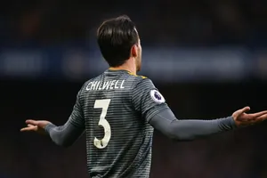 Ben Chilwell Shrugging From The Back Wallpaper