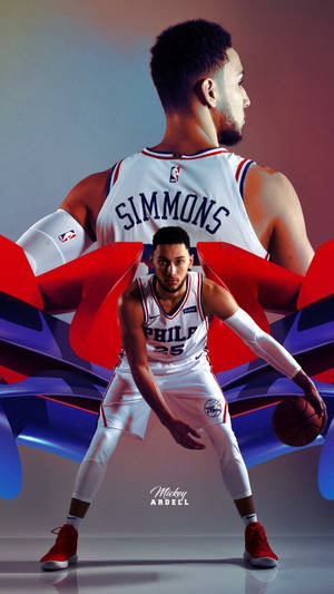 Ben Simmons Back To Back Wallpaper