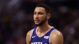 Ben Simmons Blue Jersey Snapshot Wallpaper