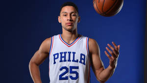 Ben Simmons Phila Sixers Jersey Wallpaper