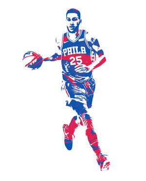 Ben Simmons Vector Art Wallpaper