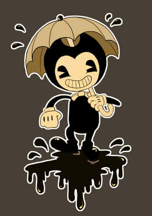 Bendy Posing With A Spotlight At The Animation Studio Wallpaper