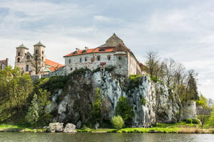 Benedictine Abbey In Tyniec, Krakow Poland Wallpaper