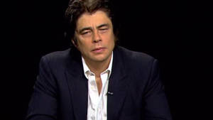 Benicio Del Toro 2009 Interview With Charlie Rose Wallpaper