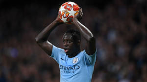 Benjamin Mendy Ball Over Head Wallpaper