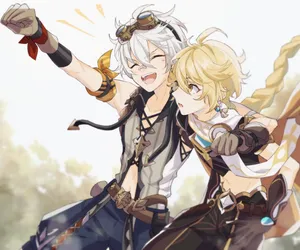 Benny's Adventure Team Genshin Matching Pfp Wallpaper