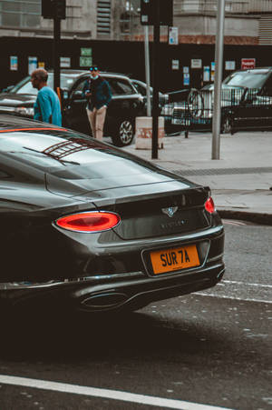 Bentley On Street Aesthetic Wallpaper