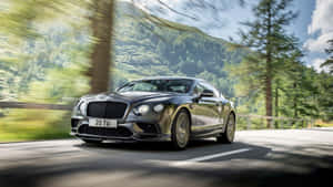 Bentley Sport Speeding Up Wallpaper