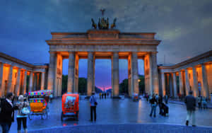 Berlin Germany Brandenburg Gate Quadriga Wallpaper