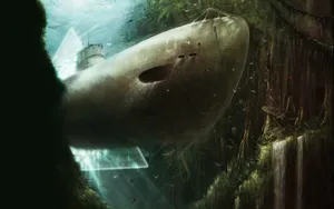 Bermuda Triangle Ship Art Wallpaper