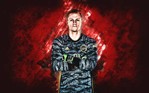 Bernd Leno Red Aura Wallpaper