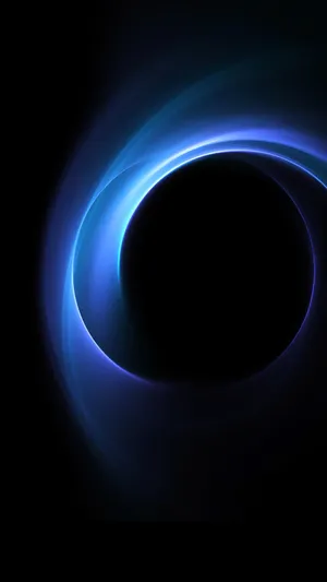 Best Amoled Blue Spiral Wallpaper