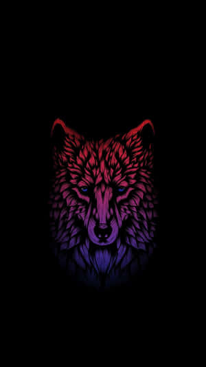 Best Amoled Wolf Art Wallpaper