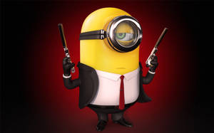 Best Cool Minion Holding Guns Wallpaper