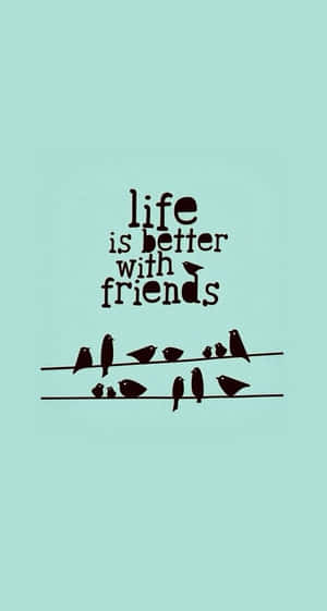 Best Friends Forever Iphone Light Blue Wallpaper