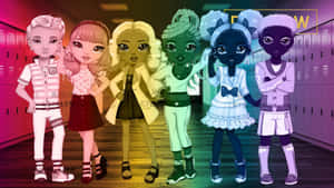 Best Friends From Rainbow High Wallpaper