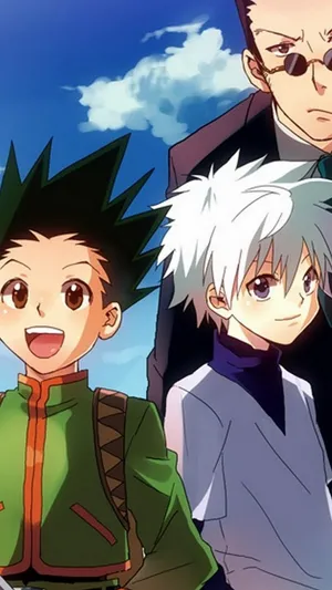 “best Friends Gon And Killua” Wallpaper