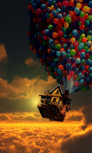 Best Hd House Balloon Wallpaper
