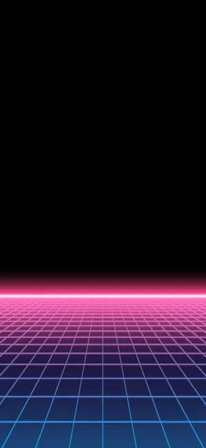 Best Oled Neon Grid Wallpaper
