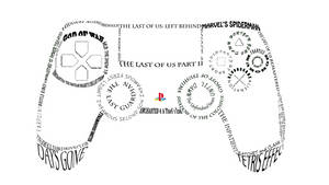 Best Ps4 Controller Word Outline Wallpaper