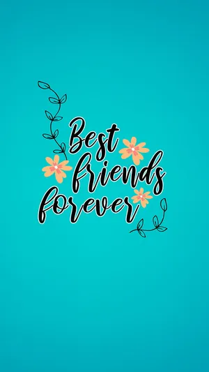 Besties Live Longer Together Wallpaper