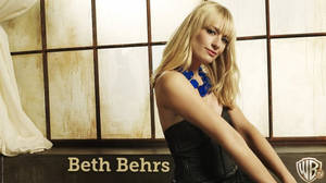 Beth Behrs With Bangs Wallpaper