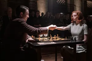 Beth Harmon Conquers Her Internal Battles In The Queen's Gambit Wallpaper