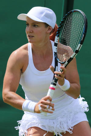 Bethanie Mattek-sands White Outfit Wallpaper