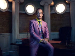 Better Call Saul Purple Suit Wallpaper