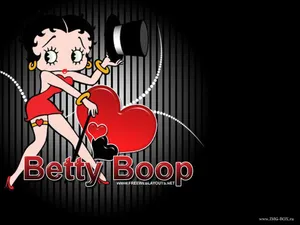 Betty Boop Black Magician Wallpaper