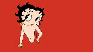 Betty Boop Classic Red Wallpaper