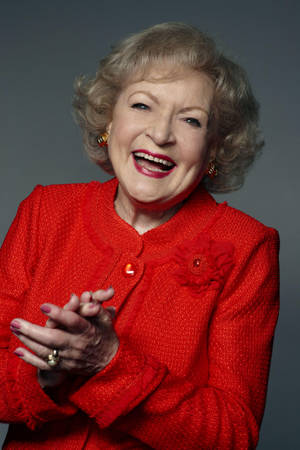 Betty White Portrait Wallpaper