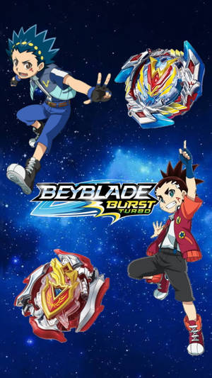 Beyblade Burst Turbo Protagonists Wallpaper