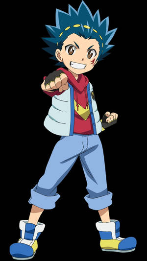 Beyblade Valt Aoi Fist Bump Wallpaper