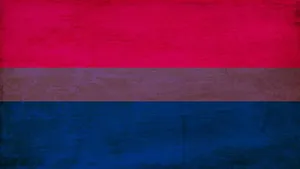 Bi Pride Flag Desktop Theme Wallpaper