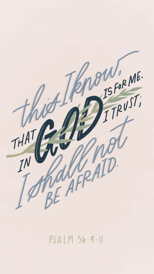 Bible Verse Phone Not Afraid Wallpaper