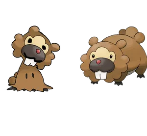 Bidoof Looking Goofy Wallpaper