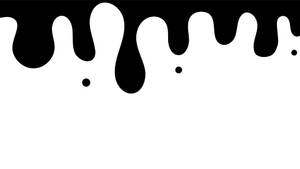 Big Black Drippy Wallpaper