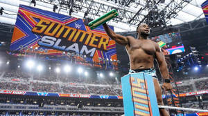 Big E At Wwe Summerslam Wallpaper