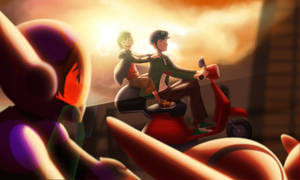 Big Hero 6 Hiro Imagining Wallpaper