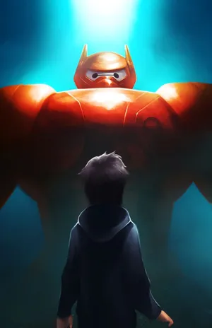 Big Hero 6 Hiro Looking Up Wallpaper