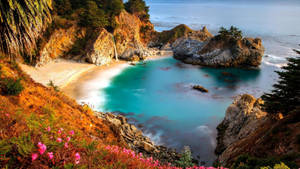 Big Sur Clear Blue Water Wallpaper