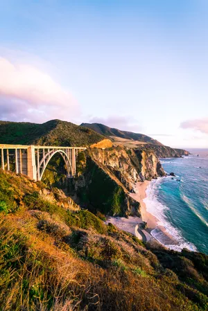 Big Sur Nature At Golden Hour Wallpaper