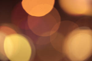 Big Yellow Bokeh Hd Light Wallpaper